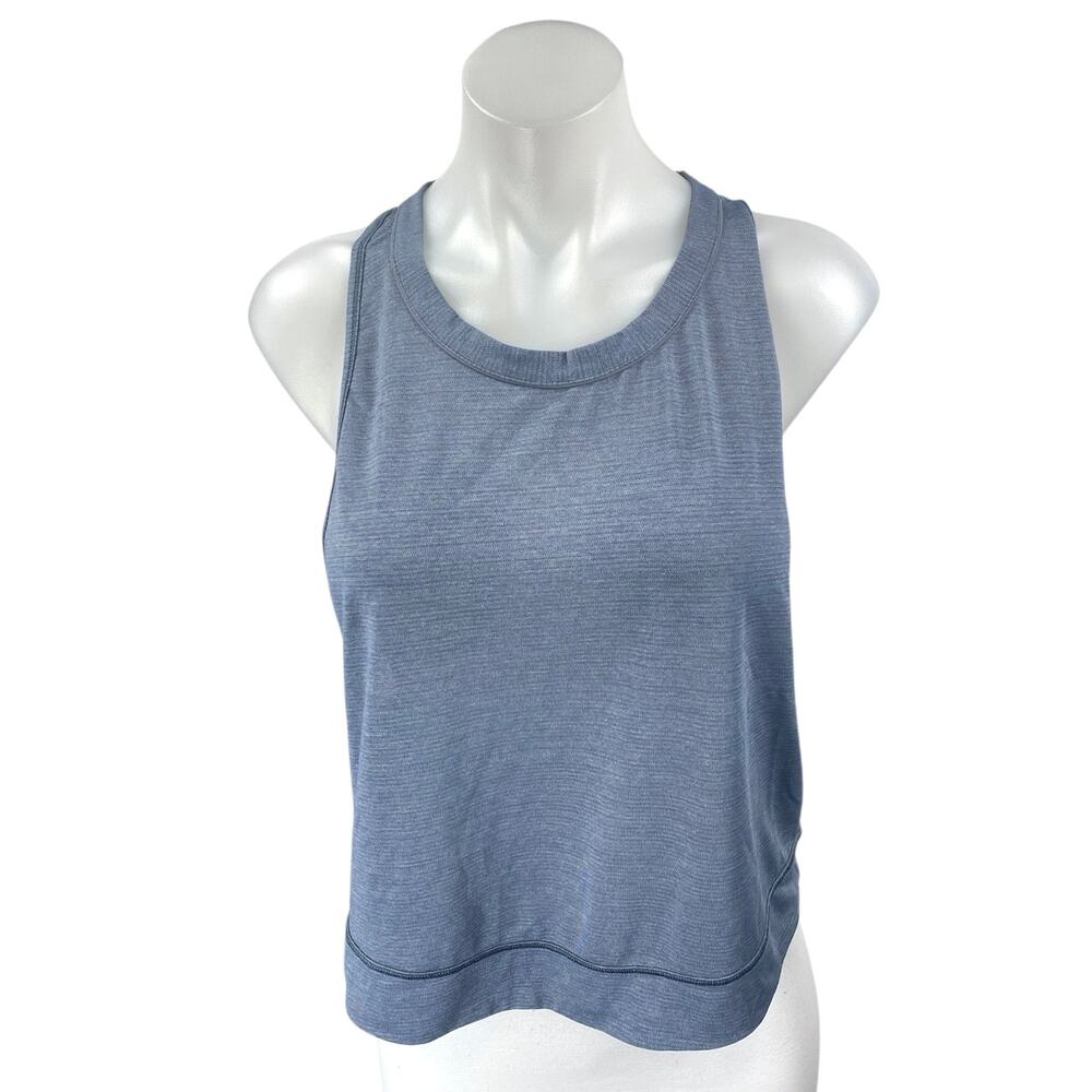 Lululemon Women's Blue Sleeveless Activewear Fitness Workout Gym Tank Top Size 4